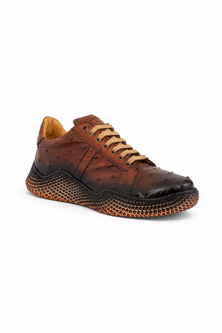 Mezlan 4970-S Exotic Ostrich-Skin Sneakers (MZ3672)-AmbrogioShoes