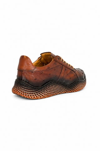 Mezlan 4970-S Exotic Ostrich-Skin Sneakers (MZ3672)-AmbrogioShoes