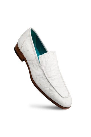 Mezlan 50120-S Menor Exotic Ostrich Slip-On Loafer (MZ3895)-AmbrogioShoes