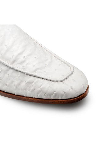 Mezlan 50120-S Menor Exotic Ostrich Slip-On Loafer (MZ3895)-AmbrogioShoes