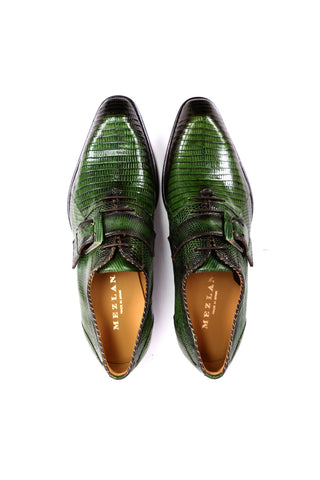 Mezlan 50173-L Exotic Lizard Skin Oxford (MZ3923)-AmbrogioShoes
