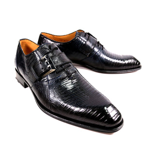 Mezlan 50173-L Exotic Lizard Skin Oxford (MZ3923)-AmbrogioShoes