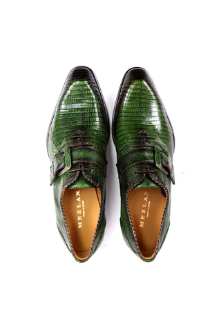 Mezlan 50173-L Lizard Skin Oxford (MZ3923)-AmbrogioShoes