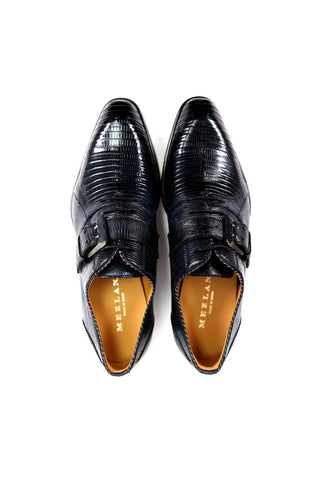 Mezlan 50173-L Lizard Skin Oxford (MZ3923)-AmbrogioShoes