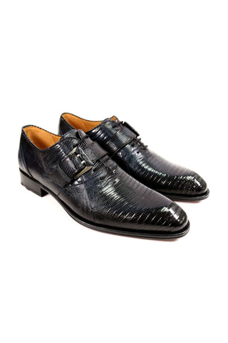 Mezlan 50173-L Lizard Skin Oxford (MZ3923)-AmbrogioShoes