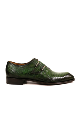 Mezlan 50173-L Lizard Skin Oxford (MZ3923)-AmbrogioShoes