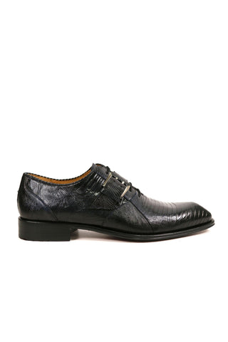 Mezlan 50173-L Lizard Skin Oxford (MZ3923)-AmbrogioShoes