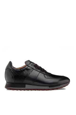 Mezlan 50188-L Greenwich Exotic Lizard Skin & Calf-Skin Leather Sneaker (MZ3929)-AmbrogioShoes