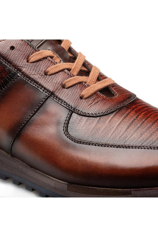 Mezlan 50188-L Greenwich Lizard Skin & Leather Sneaker (MZ3929)-AmbrogioShoes