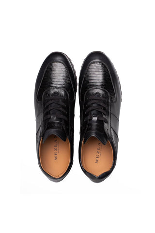Mezlan 50188-L Greenwich Lizard Skin & Leather Sneaker (MZ3929)-AmbrogioShoes