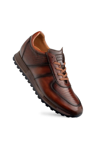 Mezlan 50188-L Greenwich Lizard Skin & Leather Sneaker (MZ3929)-AmbrogioShoes
