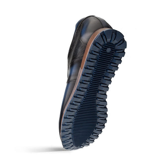 Mezlan 50188-L Greenwich Men's Shoes Exotic Lizard Skin & Calf-Skin Leather Sneaker (MZ3929)-AmbrogioShoes