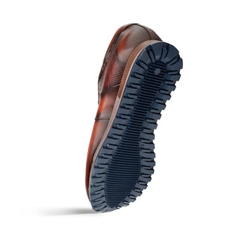 Mezlan 50188-L Greenwich Men's Shoes Exotic Lizard Skin & Calf-Skin Leather Sneaker (MZ3929)-AmbrogioShoes