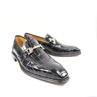 Mezlan 50222-J Men's Shoes Exotic Alligator Horse-Bit Loafer (MZ3924)-AmbrogioShoes