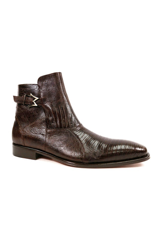 Mezlan 50228-L Exotic Lizard Skin Buckle Boot (MZ3925)-AmbrogioShoes