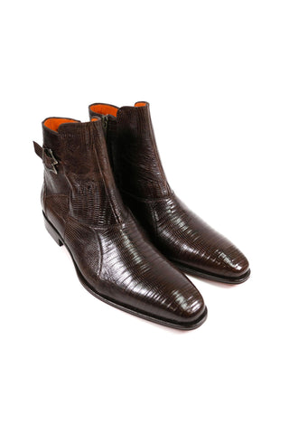 Mezlan 50228-L Lizard Skin Buckle Boot (MZ3925)-AmbrogioShoes
