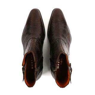 Mezlan 50228-L Men's Shoes Exotic Lizard Skin Buckle Boot (MZ3925)-AmbrogioShoes