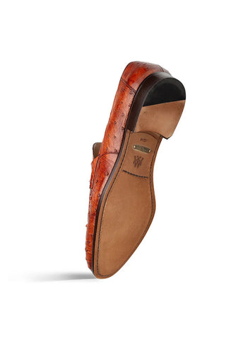 Mezlan 50281-S Ostrich Penny Loafer-AmbrogioShoes