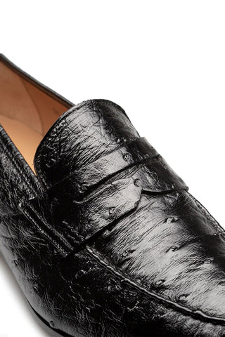 Mezlan 50281-S Ostrich Penny Loafer-AmbrogioShoes