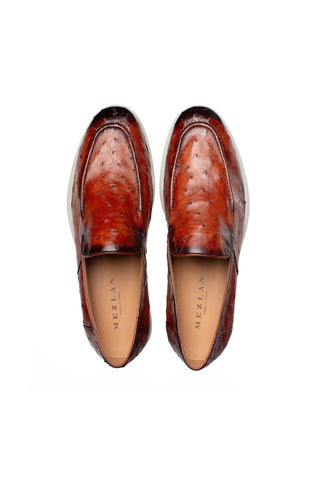 Mezlan 50305-S Ostrich Loafer-AmbrogioShoes