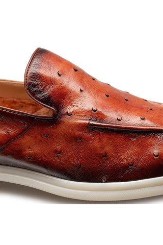 Mezlan 50305-S Ostrich Loafer-AmbrogioShoes