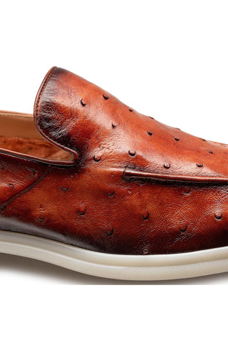 Mezlan 50305-S Ostrich Loafer-AmbrogioShoes