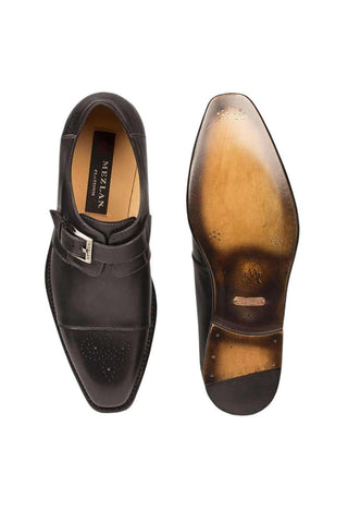 Mezlan 8047 Calf-Skin Leather Single Monk-Strap (MZ2144)-AmbrogioShoes