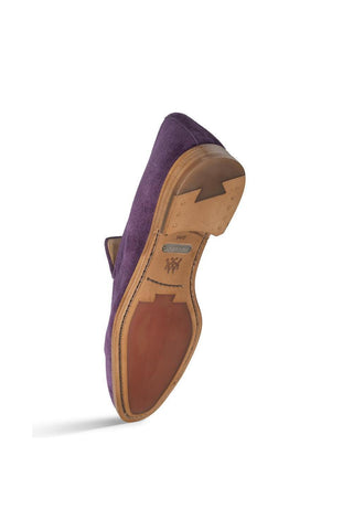 Mezlan 9899 R607 Purple Suede Tassel Loafers (MZ3356)-AmbrogioShoes