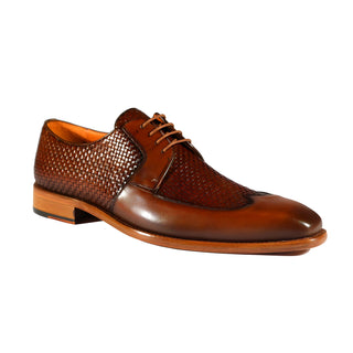 Mezlan 9916 Woven / Calf-Skin Leather Opanka Derby (MZ3473)-AmbrogioShoes