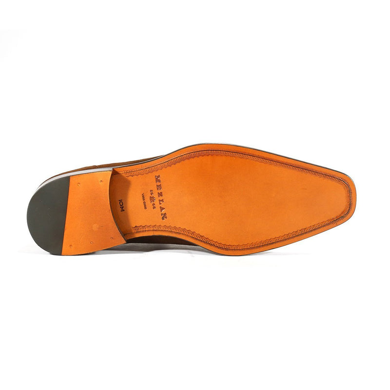 Mezlan 9949 Men's Shoes Cognac Suede Leather Oxfords (MZS3308)-AmbrogioShoes