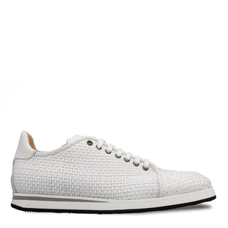 Mezlan A20301 Woven / Calf-Skin Leather Casual Derby Sneakers (MZ3523)-AmbrogioShoes