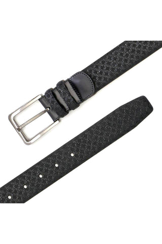 Mezlan AO10359 Men's Textured Suede Belts (MZB1027)-AmbrogioShoes