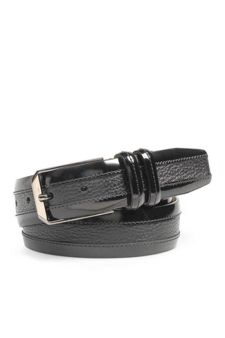 Mezlan AO11113 Leather & Deer Belt-AmbrogioShoes