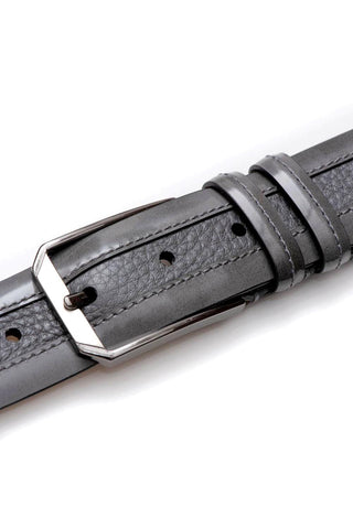 Mezlan AO11113 Men's Calf-Skin Leather & Deer-Skin Leather Belt (MZB1156)-AmbrogioShoes