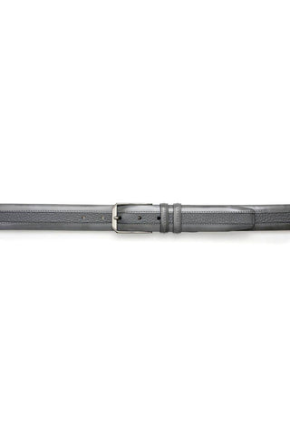 Mezlan AO11113 Men's Leather & Deer-Skin Leather Belt (MZB1156)-AmbrogioShoes