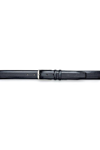Mezlan AO11113 Men's Leather & Deer-Skin Leather Belt (MZB1156)