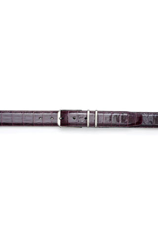 Mezlan AO11115 Men's Crocodile Skin Belt (MZB1153)-AmbrogioShoes