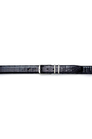 Mezlan AO11115 Men's Crocodile Skin Belt (MZB1153)-AmbrogioShoes
