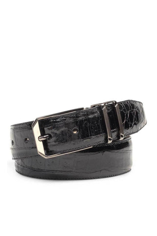 Mezlan AO11115 Men's Crocodile Skin Belt (MZB1153)-AmbrogioShoes