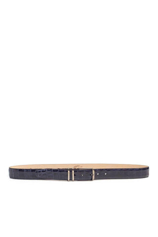 Mezlan AO11115 Men's Crocodile Skin Belt (MZB1153)-AmbrogioShoes