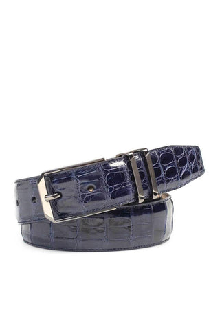 Mezlan AO11115 Men's Crocodile Skin Belt (MZB1153)-AmbrogioShoes