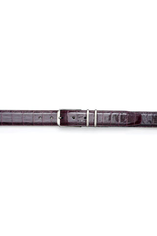Mezlan AO11115 Men's Exotic Crocodile Skin Belt (MZB1153)-AmbrogioShoes
