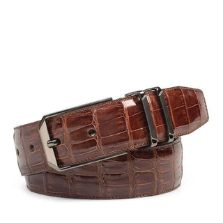 Mezlan AO11115 Men's Exotic Crocodile Skin Belt (MZB1153)-AmbrogioShoes