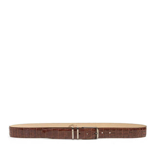 Mezlan AO11115 Men's Exotic Crocodile Skin Belt (MZB1153)-AmbrogioShoes