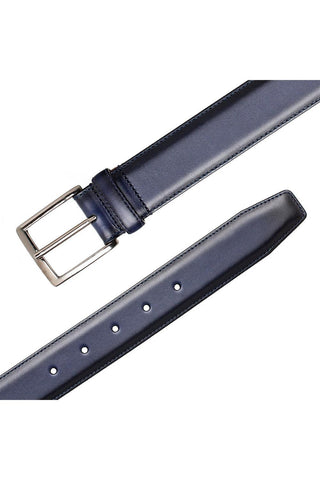 Mezlan AO11522 Classic Patina Calf-Skin Leather Men's Belt (MZB1235)-AmbrogioShoes