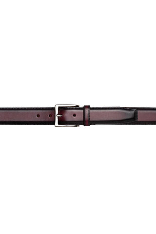 Mezlan AO11522 Classic Patina Calf-Skin Leather Men's Belt (MZB1235)-AmbrogioShoes