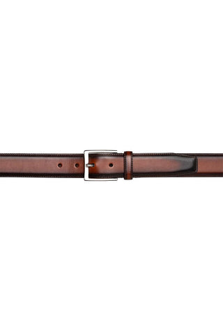 Mezlan AO11522 Classic Patina Calf-Skin Leather Men's Belt (MZB1235)-AmbrogioShoes