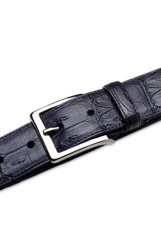 Mezlan AO11523 Men's Crocodile Skin Belt (MZB1240)-AmbrogioShoes