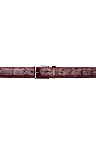 Mezlan AO11523 Men's Crocodile Skin Belt (MZB1240)-AmbrogioShoes