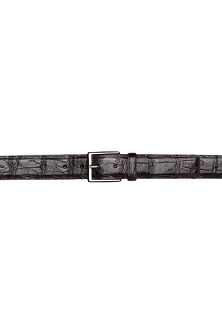 Mezlan AO11523 Men's Crocodile Skin Belt (MZB1240)-AmbrogioShoes
